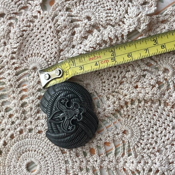 Vintage Boy Scouts of America Belt Buckle Fleur-de-Lis Rope Border Cub Scout BSA - Picture 4 of 4